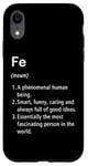 Coque pour iPhone XR Fe Définition du nom Dictionnaire amusant