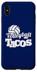 Coque pour iPhone XS Max Volleyball et Tacos Spike et Salsa Beach Volleyball Vibes