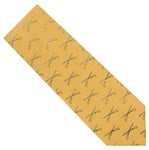 THE TIE STUDIO - Crossed Rifles on Mustard Luxury Men's Novelty Tie