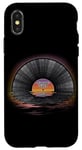 iPhone X/XS Retro Vintage Vinyl Sunset Reflection LP Vinyl Record Case