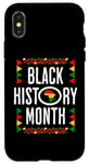 Coque pour iPhone X/XS Mois de l'histoire des Noirs - pour les Américains aux racines africaines