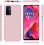 Coque Silicone Rose + Verre Trempe Pour Oppo A 54 5G / A74 Little Boutik®