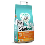 Sanicat Vanilla & Mandarin paakkuuntuva kissanhiekka - 2 x 8 l