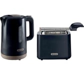 ARIETE Breakfast ARPK46 Jug Kettle & 2-Slice Toaster Bundle - Dark Grey, Black,Silver/Grey