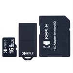 Carte Micro SD 16Go | 16GB MicroSD Classe 10 Compatible avec Huawei 7X, 7C, 7A, P Smart, Honor 9 Lite, Y9, Y6, Y7 Prime, P8, P8 Lite, P9, Y3, Y5, Y6, Y7, G7 Mobile | 16 Go GB G