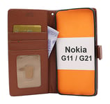 New Standcase Wallet Nokia G11 / G21 (Brun)