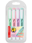 SWING COOL PASTEL 4 ass. Pastel colours highlighter with water-based ink