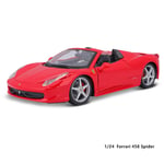 Bburago 1:24 2023 Ferrari 488 pista automalli painevalu metallimalli lasten lelu poikaystävä lahja simuloitu metalliseosautokokoelma