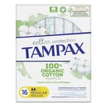 Tampons Réguliers Tampax Tampax Organic Regular [16 uds] 16 Unités