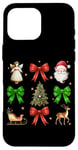 iPhone 16 Pro Max Christmas Cheer Angel Santa Tree Sleigh Case