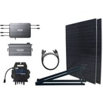 Kit SolarFlow PVHub et onduleur 800W et 2 x 550W Panneau solaire et batterie AB1000 960W / 1200W