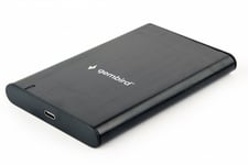 Gembird Ee2-U3s-6, Hdd- / Ssd Kabinett, 2.5", Sata, 6 Gbit/S, Usb-Anslutning, Svart