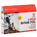 New Swiss BUTANE GAS bottle canisters for cooker heater camping Refills cans 4PK.