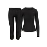 Tufte Active Thermal Set Black Beauty L Superundertøy til dame