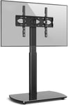 RFIVER TV Floor Stand Tall TV Stand with Bracket for 32 to 65 Inch Tvs, Slim Cor