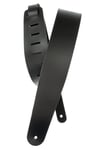 D'Addario Classic Leather Guitar Strap, Black