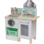 KidKraft® Rollspel Whisk & Wash barnkök och tvättstation