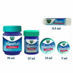 Vicks VapoRub Vapour Rub Congestion Cold Headache Relief Eucalyptus Baby Inhaler