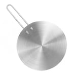 Plaque de conduction de chaleur pour cuisinière à induction, adaptateur pour cuisinière à induction, radiateur à poignée amovible(20cm) 20cm)