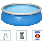 Bestway Ensemble de piscine gonflable ronde Fast Set 457x122 cm0 [cm]