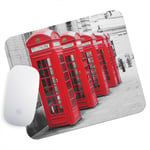 UK Seller Anti-Slip Gaming Mouse Pad Mat PC Laptop Red Phone Box Black White