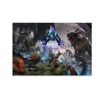 xiaoxiami Ark Survival Evolved Aberration Poster Decorative Painting Canvas Wall Art Living Room Posters Bedroom Painting 12x18inch(30x45cm)