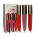 L'Oreal Red & Pink Lipstick Rouge Signature Matte Colour Ink Liquid Lip Stick