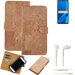 FOR Huawei Honor X10 Max SMARTPHONE CASE COVER WALLETCASE CORK