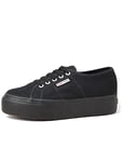 Superga Women's 2790 acotw Linea Up and Down Sneaker, Black (996), 5 UK