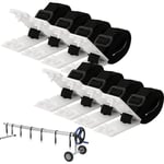 Lot De 8 Sangles Enrouleur Bache Piscine, Kit De Fixation pour Bâche Solaire De Piscine - Lablanc