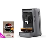 Machine à café dosette Philips SENSEO Maestro CSA260/51 - Gris + Lot de 5 - Senseo Classique café en dosettes x40 -277g