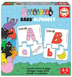 Educa - Barb'Alphabet. Apprends l'Alphabet avec Barbapapa. Jeux Educatif pour Enfants de 4-5 Ans. Ref. 19059