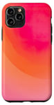 Coque pour iPhone 11 Pro Rose et orange dégradé mignon aura esthétique