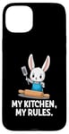 Coque pour iPhone 15 Plus Rabbit Chef My Kitchen My Rules Cooking Lovers