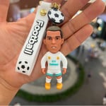 Fotbollsspelare CR7 Cristiano Ronaldo Nyckelring Seriefigur Anime Nyckelring Ryggsäck Hänge Nycklar Tillbehör #1