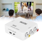 New AV To High Definition Converter Transverter To AV2HDMI White