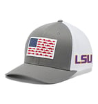 Columbia Casquette Unisexe CLG PFG en Maille avec Drapeau en Forme de Poisson CLG PFG, Mixte, 191315, LSU - Titane., L-XL