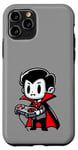Coque pour iPhone 11 Pro Count Dracula, joueur vidéo mignon de dessin animé vampire
