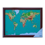 Map Of The World Lap Tray Dinner Breakfast With Built In Cushion Padded Bean Bag