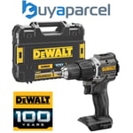 Dewalt DCD100N Black 18v XR Brushless Compact Combi Hammer Drill 100 Year + Case