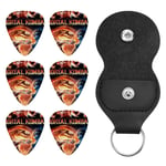 Mortal Kombat Support de 6 médiators pour guitare basse électrique et acoustique