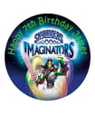 Skylanders Imaginators Personalized Cake Topper Icing Sugar Paper 7.5"  IMAGE Y1