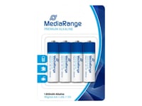 Mediarange Premium - Batteri 4 X Aa-Typ - Alkaliskt - 1850 Mah