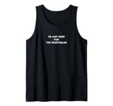 I'm Just Here For The Vegetables | Vegetarian Outfit | Tank Top