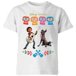 T-Shirt Enfant Miguel et Logo Coco - Blanc - 5-6 ans