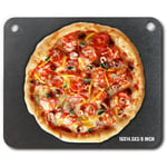 Mophorn - vevor Pierre a Pizza 406x368x10 mm Plaque a Pizza pour Four Pre-assaisonnee en Acier au Carbone Plat a Pizza Croustillante Rectangulaire