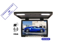 Nvox 20 LED takmontert skjerm med IR FM VGA 12V Black (RF2090IR)