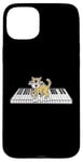 iPhone 15 Plus Piano Cat Kitten Pianist Keyboard Player Case