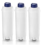 3x Compatible Water Filter for DeLonghi Dinamica ECAM 350.15.B Coffee Machine