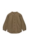 Liewood Linskjorte Barn - Austin | Lin ogamp; Bomull - Khaki Brun